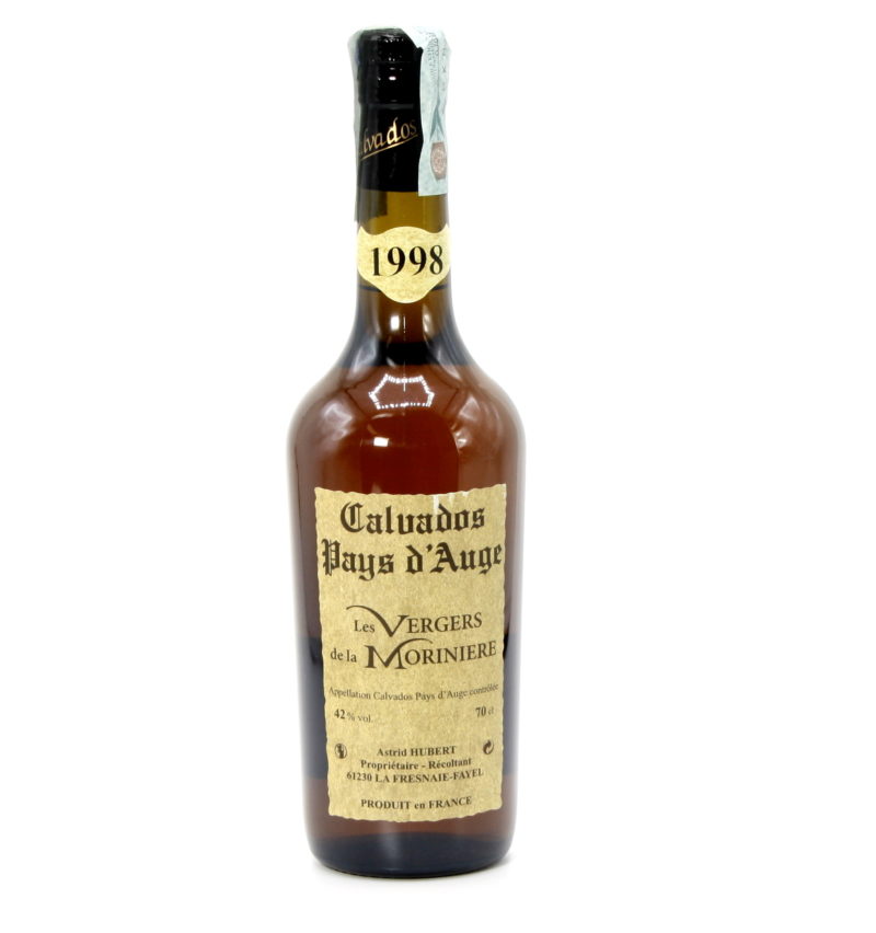 Calvados Pays D'Auge AOC Les Vergers de La Moriniere 1998 0.7 l - Michel Hubert