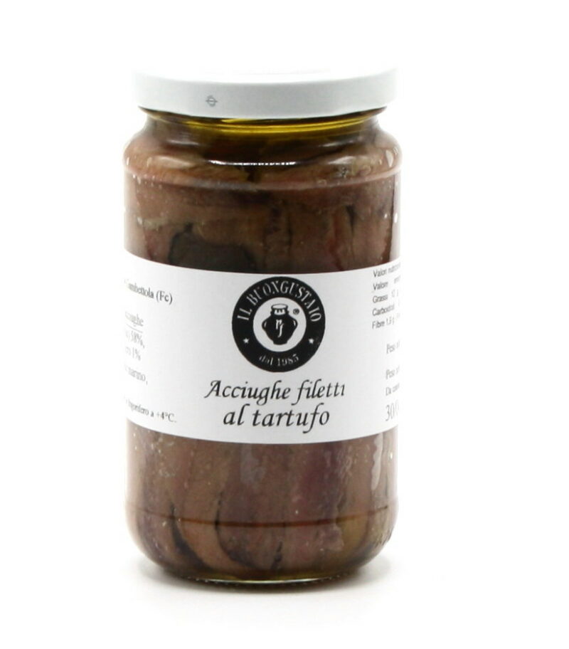 Filetti di Acciughe al Tartufo 200 g