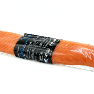 Salmone Scozzese Affumicato con trucioli di quercia per 12/15 ore a temperatura ambiente preaffettato 3/350 g ca.