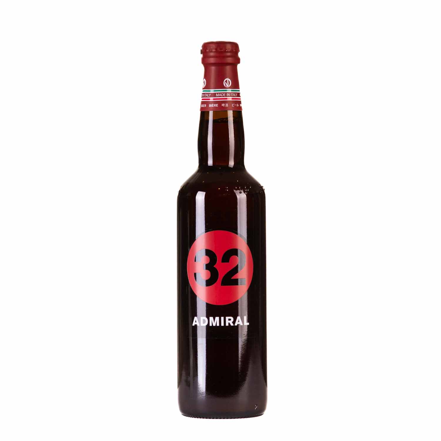 Birra rossa a doppio malto rifermentata in bottiglia