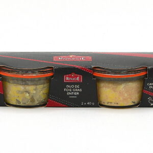 Bloc di Fegato Grasso Intero d'Oca e d'Anatra 40 g  X 2