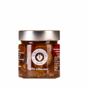 Olive Schiacciate in Olio Extravergine d'Oliva 250 g