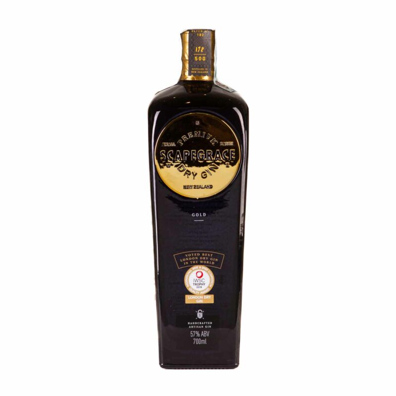 Dry Gin "Gold" 0.7 l - Scapegrace